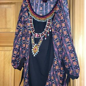 Aztec western top